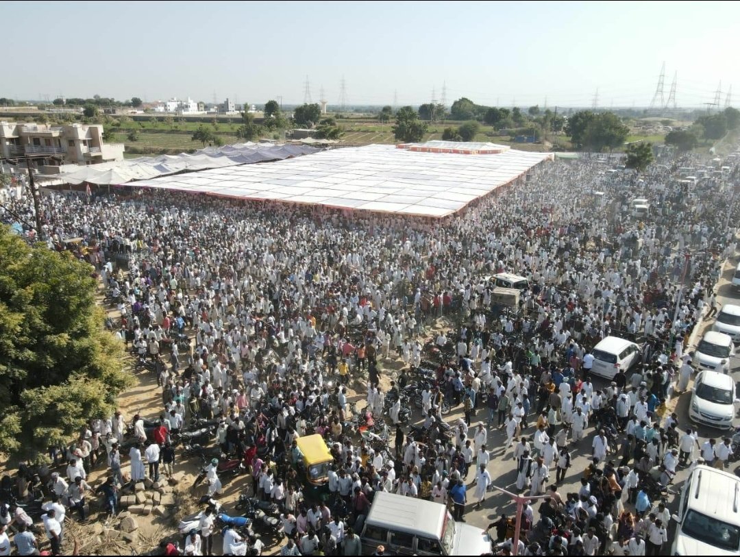 થરાદ માં <a href="/jagdishthakormp/">Jagdish Thakor</a> ની સભા
-<a href="/GulabsinhRajput/">Gulabsinh Rajput</a> ના સમર્થનમાં યોજાઈ સભા
-2017માં ઉત્તર ગુજરાતની 32 માંથી કોંગ્રેસ 18 જીત્યું હતું
-આ વખતે પણ ઉત્તર ગુજરાતમાં કોંગ્રેસ મજબૂત દેખાય છે
#Gujarat #GujaratElections #GujaratElections2022 #Politics #Congress #CongressAaveChe