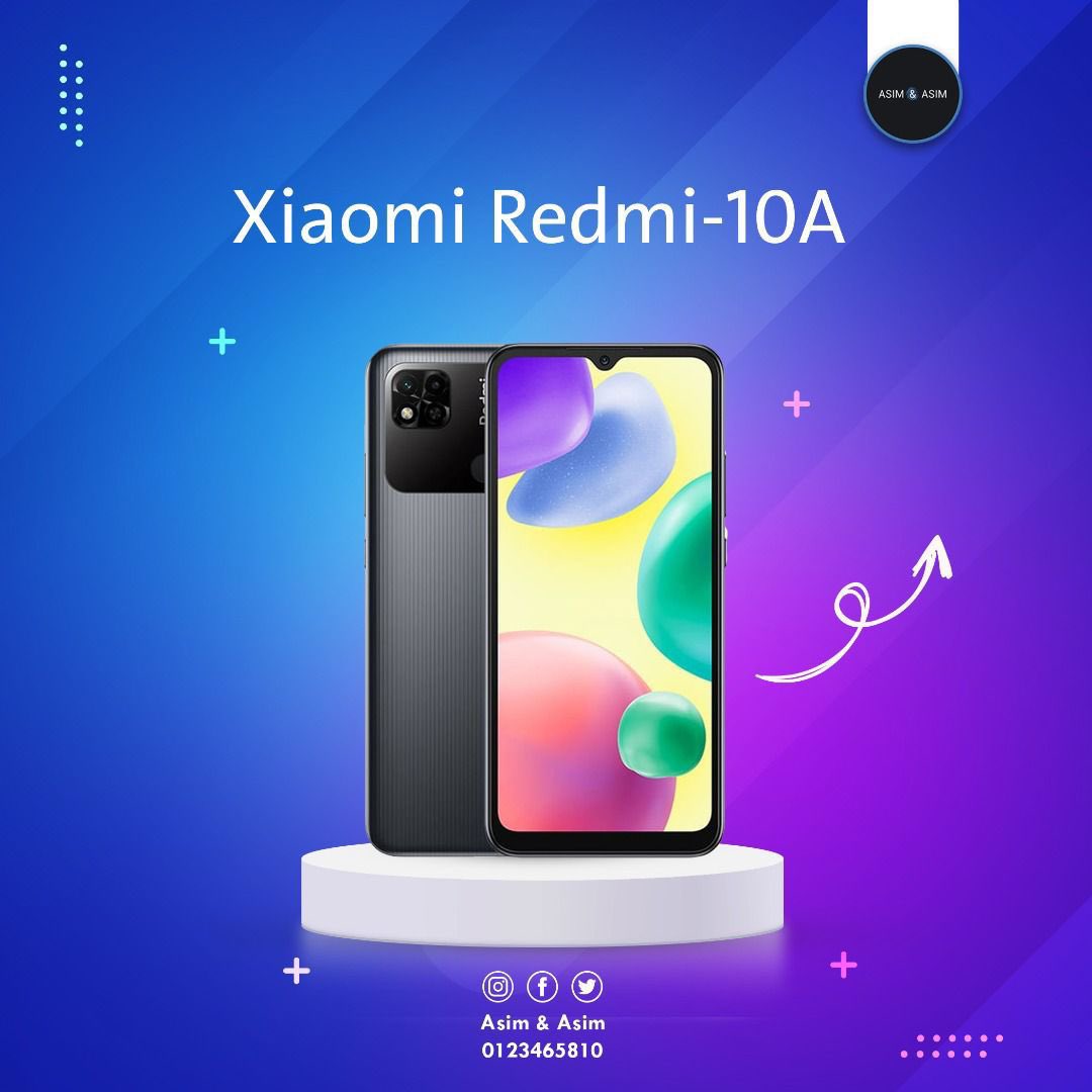 AsimAndAsimsd's tweet photo. جهاز Redmi 10A

🔰 Storage : 3/64GB - 2/32 GB - 4/128 GB 

🔰 Battery capacity : 5000 mAh 

🔰 Front camera 📷 : 5MP  

🔰 Rear camera 📷 : 13MP 

🔰 Network : 5G / 4G / 3G / 2G 
- Price : 
🔰 32 GB  ➡️ 59,000 SDG 
🔰64 GB   ➡️ 65,000 SDG 
🔰 128GB ➡️ 75,000 SDG
بجميع الفروع https://t.co/h46EYLYpM3