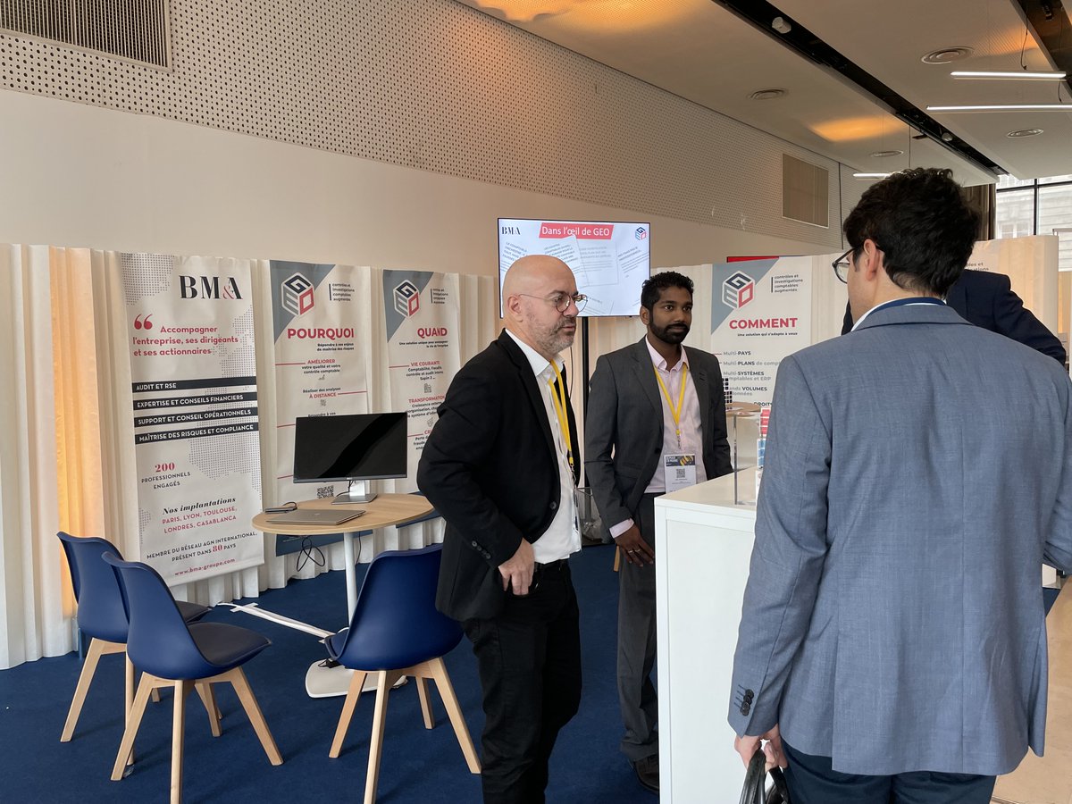GEObyBMA's tweet photo. //RDV// Et c'est parti pour la 10e édition de la conférence #IFACI sous le thème "Demain en mains" 💡

📍 Retrouvez-nous au stand #GEO, nos équipes seront ravies de vous accueillir 🧑‍💻👩‍💻 https://t.co/tuVX2q6AR8