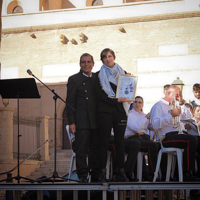 👏🏻 Infinitas gracias a Judit Ortega por acompañarnos también en el I Certamen de Bandas Santa Cecilia como presentadora. Su vocación y pasión por el mundo cofrade la hacen valedora de un infinito reconocimiento por nuestra parte, ¡por estar a nuestro lado en cada aventura!