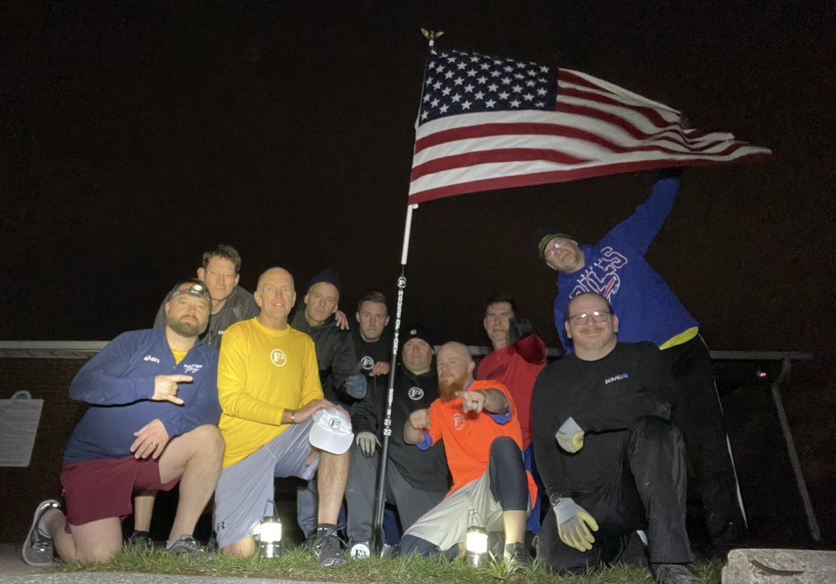The House of York did a soft launch last week. Well…this thing is on 🔥! 10 pax from THOY, Snacktown 🥨 and LANCO <a href="/F3Lanco/">F3 Lanco</a> are out in the gloom this AM with Pilate on the Q for a Captains and Creatures themed beatdown. <a href="/F3Expansion/">F3 Nation Expansion</a> #giveitaway