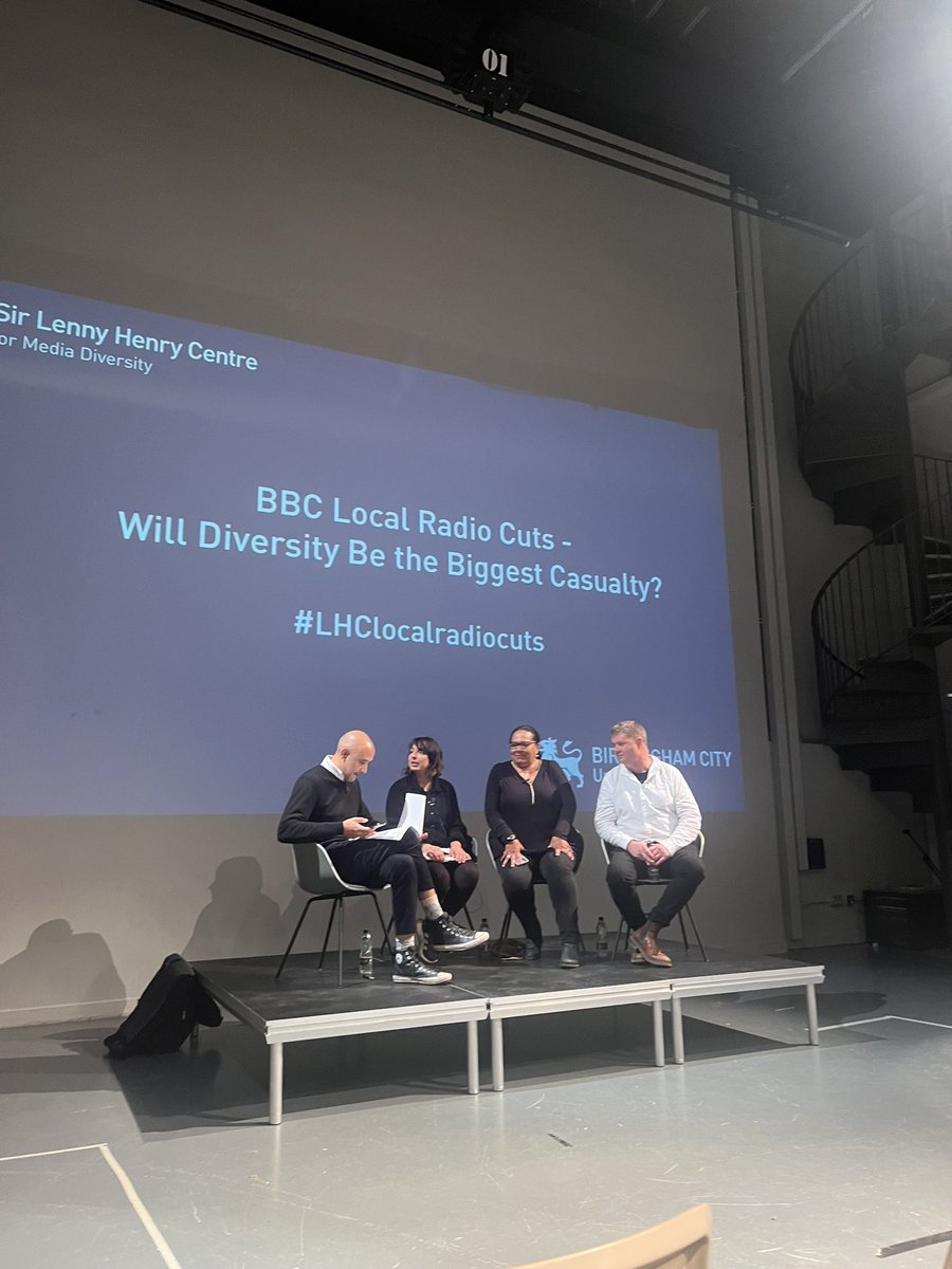 Back at @MyBCU for the Sir Lenny Henry Centre for Media Diversity Public Debate: BBC Local Radio Cuts - Could Diversity Be the Biggest Casualty? #BBClocalradiocuts #LHClocalradiocuts