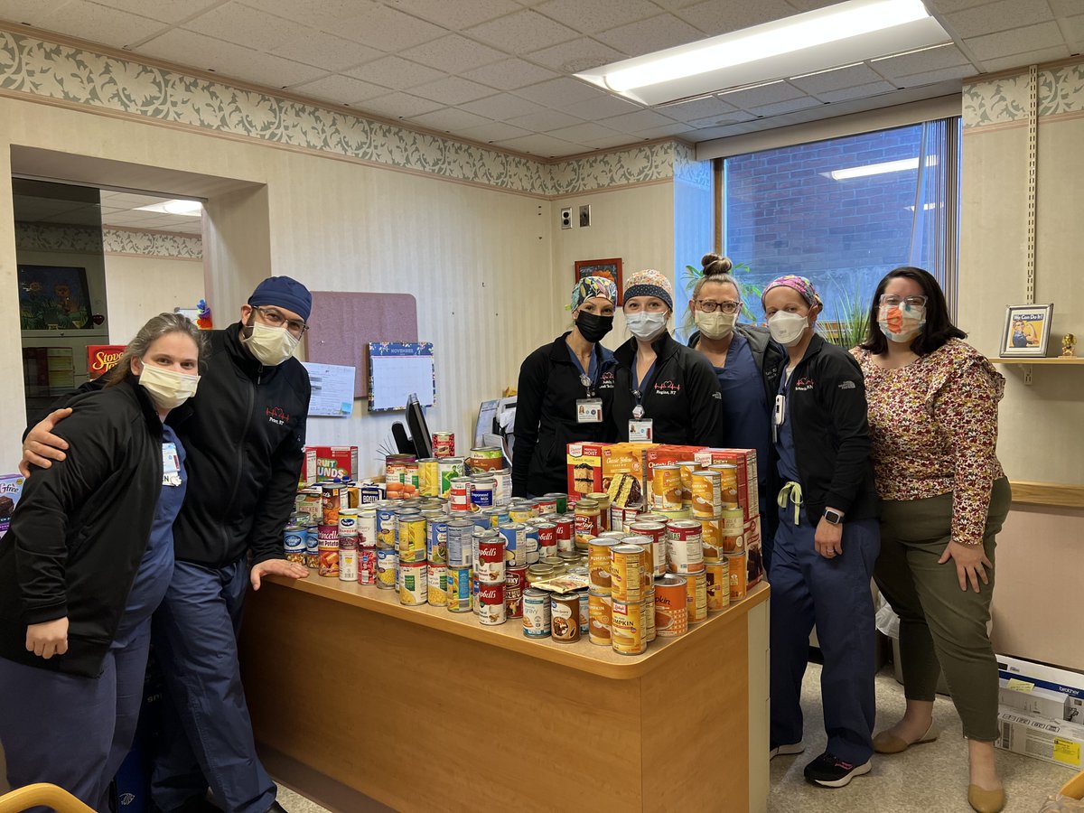 ndutchesshosp's tweet photo. A special shout-out goes to our staff, doctors and volunteers who donated hundreds of pounds of nonperishable food to Nuvance Health's #Thanksgiving food drives. We are #grateful. https://t.co/zeltJkQHyR