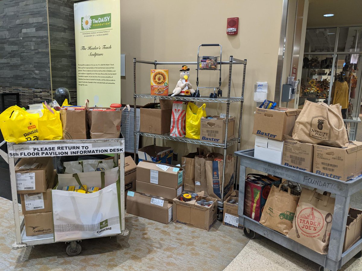 A special shout-out goes to our staff, doctors and volunteers who donated hundreds of pounds of nonperishable food to Nuvance Health's #Thanksgiving food drives. We are #grateful.