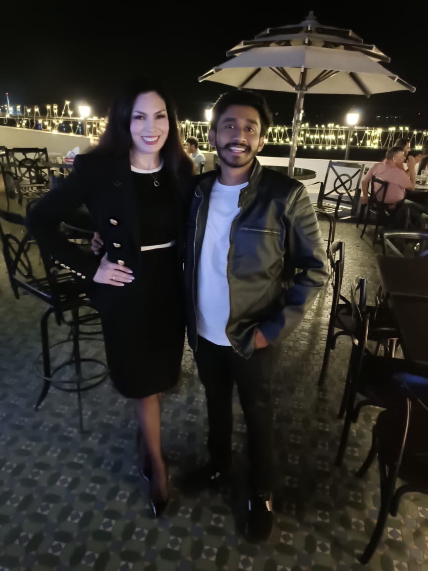 AnnFannyMolin's tweet image. With @HackforEarth1 2021 winner Omkar Khot in Bombay, kicking off the Swedish delegation to Indis this week! 

#hackforearth