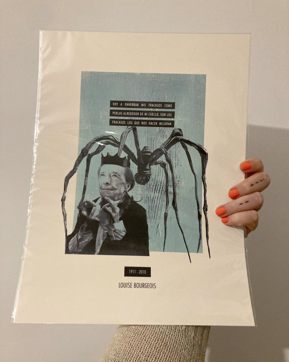 Regalo de cumple que me llena el corazoncito 💙 ¡Gracias <a href="/Bpmateos/">Bea Pereira 🦖</a> !
-
Obra es de la serie ‘ELLAS: Mujeres en el arte’ de <a href="/virginia_rivas/">Virginia Rivas</a> . Este es el modelo de Louise Bourgeois. Podéis encontrar otros en la #Galería <a href="/Bpmateos/">Bea Pereira 🦖</a>