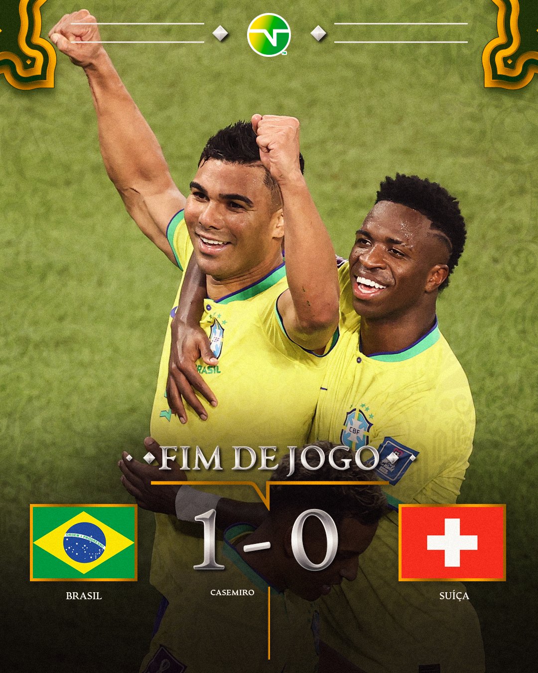 🇧🇷 CLASSIFICADOS!!! Brasil vence a - TNT Sports Brasil