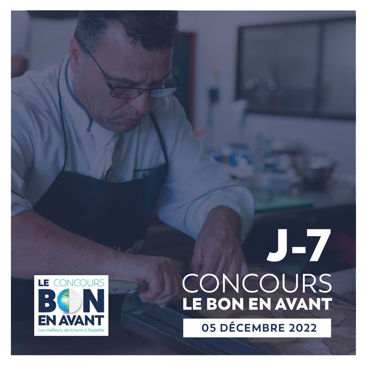 ⏱🏆 [CONCOURS LE BON EN AVANT] J-7 !
Les derniers préparatifs sont en cours pour accueillir la finale nationale du concours de cuisine collective qui aura lieu le 5 décembre à Paris.