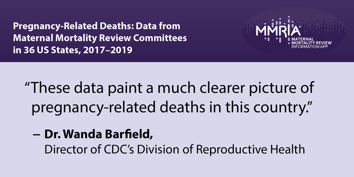 A recent CDC report broke down the leading causes of pregnancy-related deaths by race and ethnicity which is important to inform prioritization of strategies to prevent future deaths and promote #HealthEquity: bit.ly/3DjatjZ #MaternalHealthMonday
