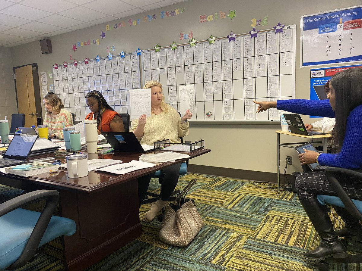 4th grade PLC @luther_elem is in full affect on this Magic Monday! What’s on the agenda? Fraction number talks, sorting/analyzing S work, & next steps. @LizJrealtor @AmstiUAH @HSVk12