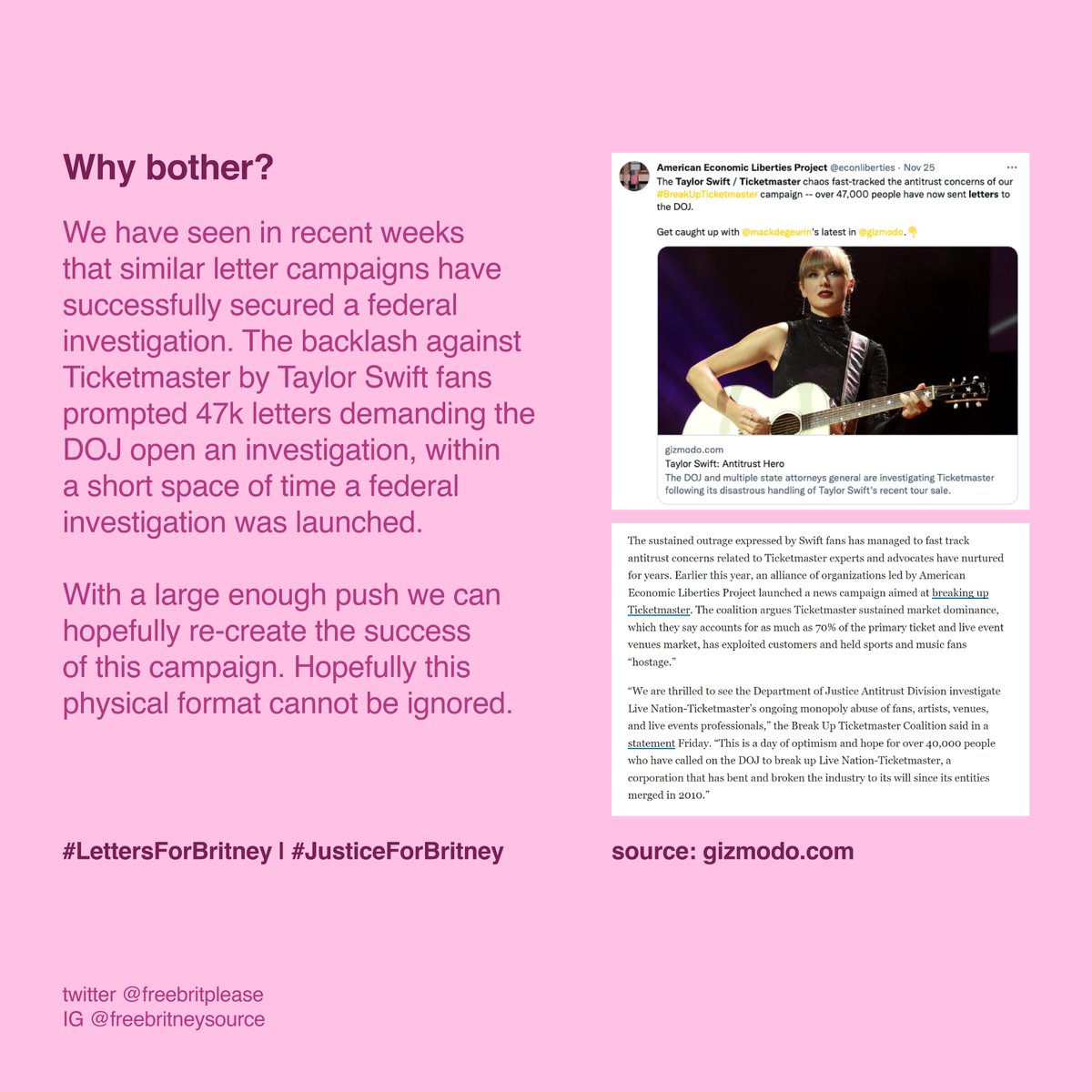 freebritplease's tweet photo. #JusticeForBritney #LettersForBritney https://t.co/wRMK1qEFpB