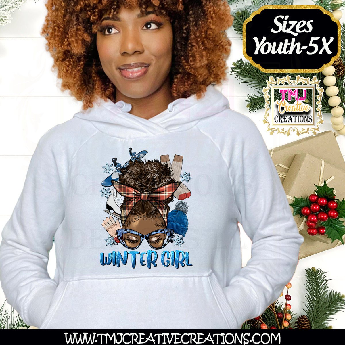 tmj_events's tweet photo. Excited to share these cute CHRISTMAS HOODIE These MESSY BUN AFRO GIRL T-Shirts and Hoodies are super cute and come in different hair styles and races. They also make great Christmas Gift https://t.co/203uJSoMaR #wintergear #wintergirl #christmasshirt #christmashoodie https://t.co/MYHIqOaxUa