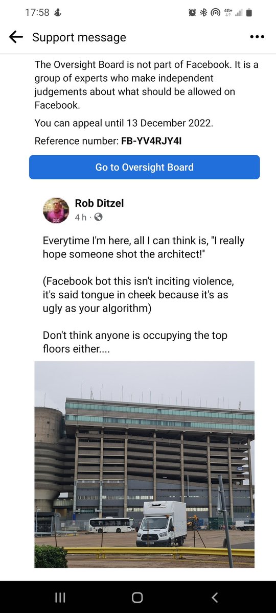 RobertDitzel's tweet photo. Who else thinks this is inciting violence?

#Facebook #deletefacebook #logofffacebook #facebooksupport #kissmyfacebook #lostuser https://t.co/glu7OeLpiI