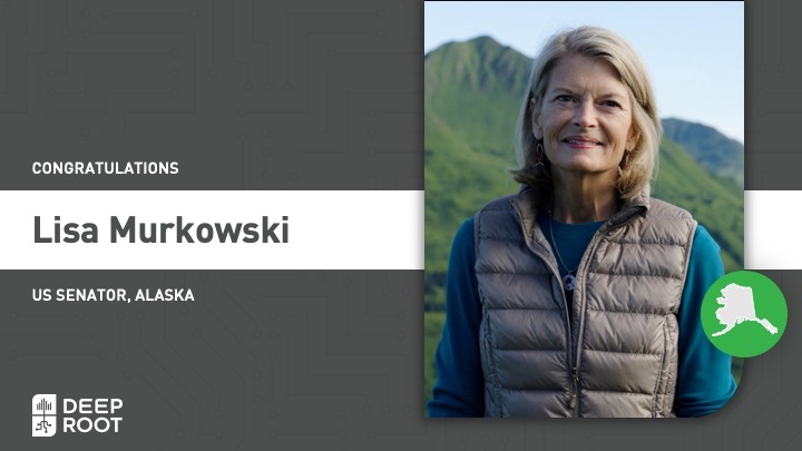 Congratulations to Senator <a href="/LisaForSenate/">Lisa Murkowski</a> on her re-election! #AKSen