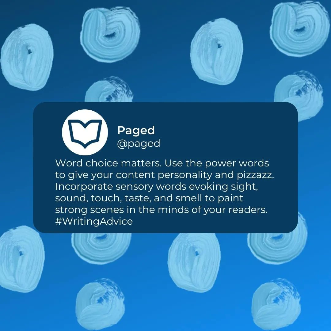 PagedApp's tweet photo. Writing tip of the day! #writingadvice #writingtips https://t.co/6lvQpYqCgO
