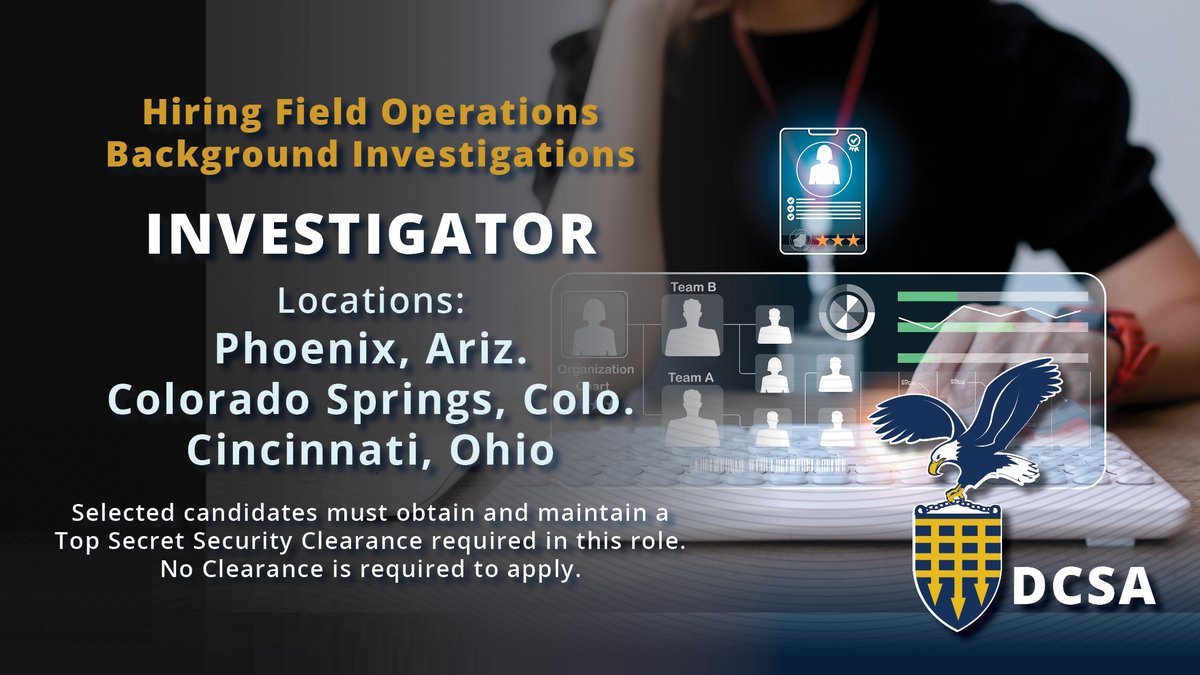 Defense Counterintelligence and Security Agency on Twitter "(3 of 4) A