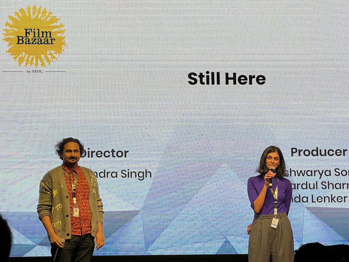 Aishwarya Sonar (@sonar_aishwarya) on Twitter photo Incredible week at <a href="/filmbazaarindia/">NFDC Film Bazaar</a>. Thanks for including our project in the strong line up at the co production market. I’m so inspired by the stories, friendships and nothing like being back home with काम. #filmbazaar #nfdc #IFFI53Goa Incredible week at <a href="/filmbazaarindia/">NFDC Film Bazaar</a>. Thanks for including our project in the strong line up at the co production market. I’m so inspired by the stories, friendships and nothing like being back home with काम. #filmbazaar #nfdc #IFFI53Goa