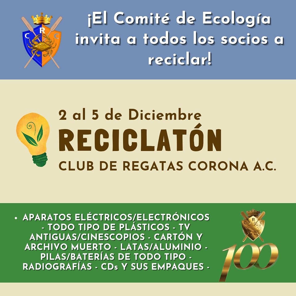 ¡Empieza el Año Nuevo sin cosas viejas!

♻️ Traelas al 2o. RECICLATON 2022 ♻️