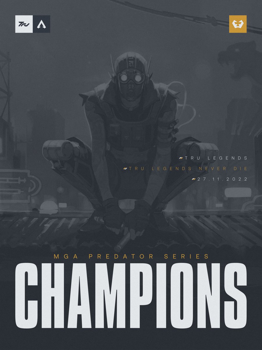 MGA is proud to congratulate @BeTruGG as the champions, as well as CzR Team and Most Hated as the runner-ups of Predator Series #1 powered by <a href="/CommunityGaming/">Community Gaming</a> 🏆

Thanks to <a href="/Rozey_Posey/">Rozey</a> for hosting the event.  
Special credit to <a href="/MikoVisuals/">Tru Miko</a> for creating the results graphic. 🔥