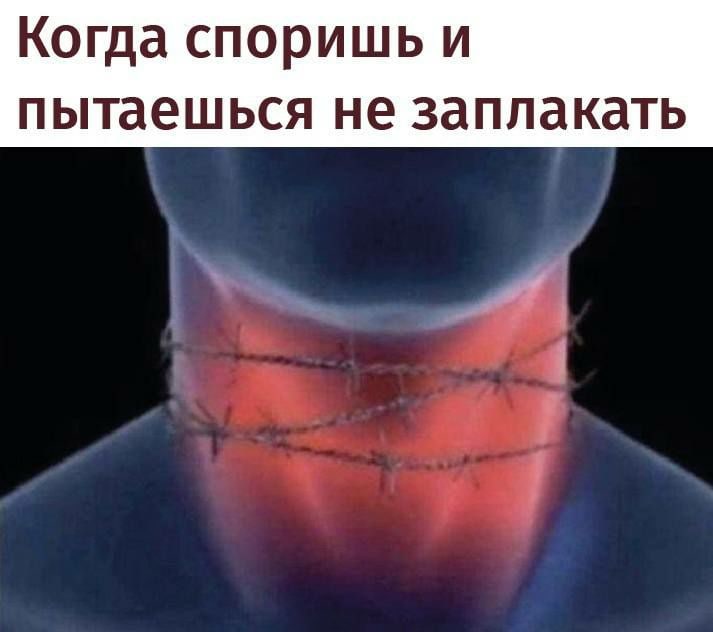 When you're trying to argue without crying