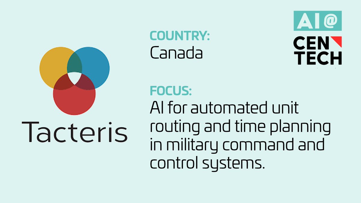 Get to know <a href="/tacteris/">Tacteris Systems Inc</a>, a Canada-based #AI start-up taking part in #AIatCentech season 4: thls.co/Bl8H50LP7F8