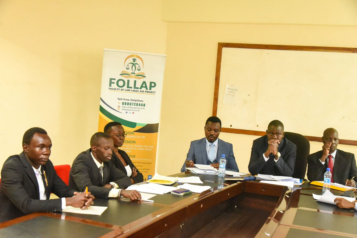 FollapEU's tweet photo. Our second National Moot Court Competition under the theme of 'Access to Justice, Democracy, and Persons with Disability' kicked off today at our @egertonunikenya Njoro main campus. We have 10 teams from 9 universities participating. https://t.co/d7ntC7GRnG