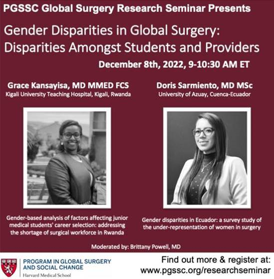 Bethany Hedt-Gauthier, PhD (@bhedtgauthier) on Twitter photo 📣Join us: Gender disparities in global surgery
Please click here to register: harvard.zoom.us/meeting/regist…
<a href="/HarvardPGSSC/">Harvard Global Surgery</a> <a href="/VelinLotta/">Lotta Velin</a> <a href="/gendereqsurg/">Gender Equity Initiative in Global Surgery</a> <a href="/GenderEquitySci/">African Scientists for Gender Equity</a> <a href="/UCSF_CHESA/">Center for Health Equity in Surgery & Anesthesia</a> <a href="/SU_GlobalSurg/">SU Global Surgery</a> <a href="/surgfoundation/">The Global Surgery Foundation</a> <a href="/GlobalUct/">UCT Global Surgery</a> <a href="/InciSioNGlobal/">InciSioN</a> 📣Join us: Gender disparities in global surgery
Please click here to register: harvard.zoom.us/meeting/regist…
<a href="/HarvardPGSSC/">Harvard Global Surgery</a> <a href="/VelinLotta/">Lotta Velin</a> <a href="/gendereqsurg/">Gender Equity Initiative in Global Surgery</a> <a href="/GenderEquitySci/">African Scientists for Gender Equity</a> <a href="/UCSF_CHESA/">Center for Health Equity in Surgery & Anesthesia</a> <a href="/SU_GlobalSurg/">SU Global Surgery</a> <a href="/surgfoundation/">The Global Surgery Foundation</a> <a href="/GlobalUct/">UCT Global Surgery</a> <a href="/InciSioNGlobal/">InciSioN</a>