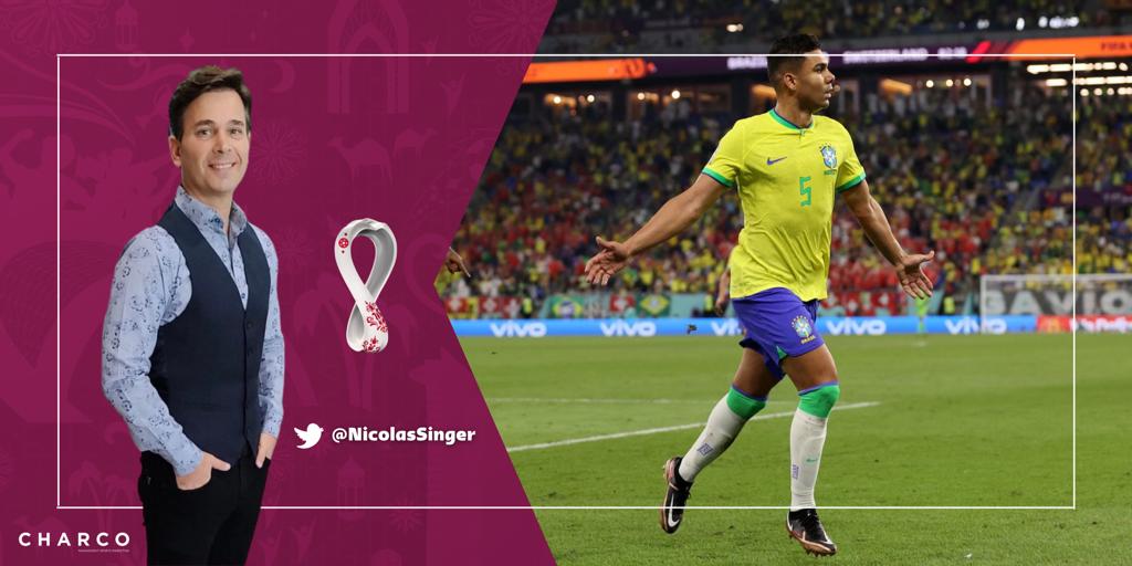 #Brasil es Brasil y eso significa que aunque cueste siempre tiene la llave . Le ganó a #Suiza 1 a 0 y aseguró su pase a 8vos 

⚽ Casemiro (83')

✏️ Diseño <a href="/CharcoAgencia/">CHARCO Agencia</a>