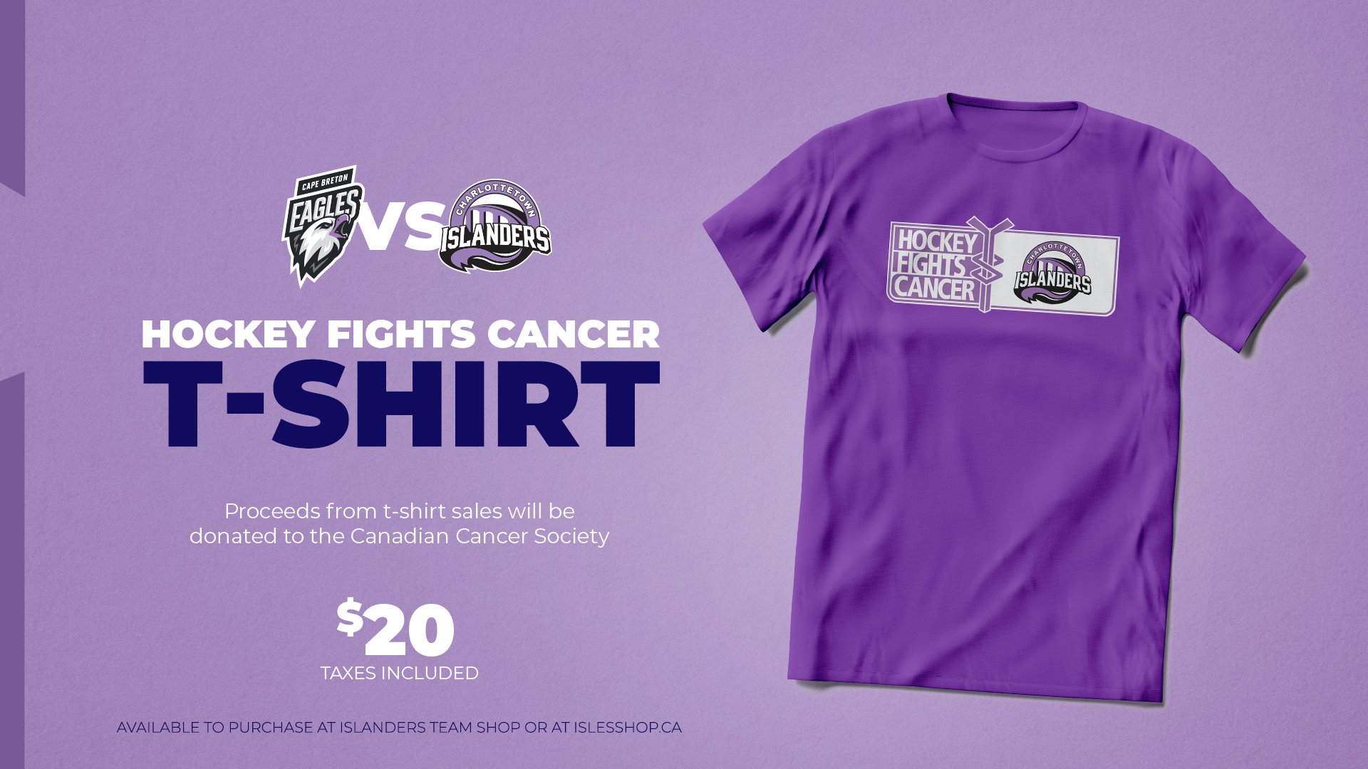 More than a game: Charlottetown Islanders hosting Hockey Fights Cancer  night on Nov. 26