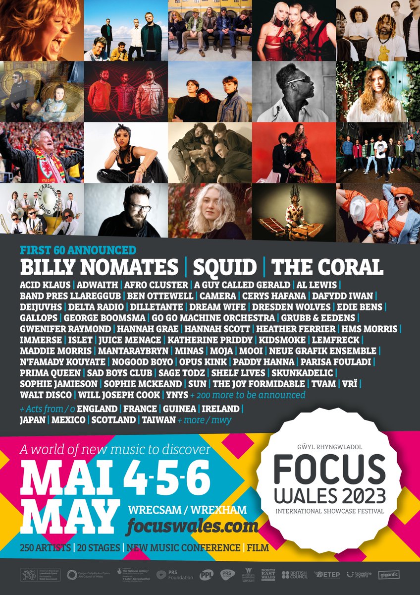 Hey friends - I'm thrilled to announce that I'll be playing at @FocusWales in May, 2023! Don’t miss out and grab your tickets now: focuswales.com