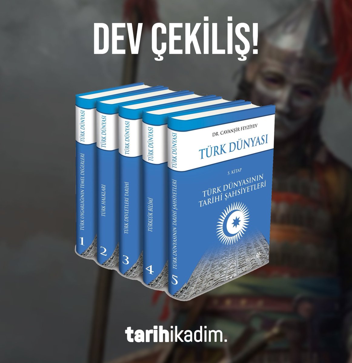DEV ÇEKİLİŞ!📚/ 5 Aralık Pazartesi gününe kadar bu tweeti RT edip sayfamızı ve <a href="/yeditepekitap/">Yeditepe Yayınevi</a>'ı takip eden 3 KİŞİYE, satış fiyatı 750₺ olan, 5 cilt ve toplam 1540 sayfadan oluşan "Türk Dünyası" takım eseri hediye! 🎁