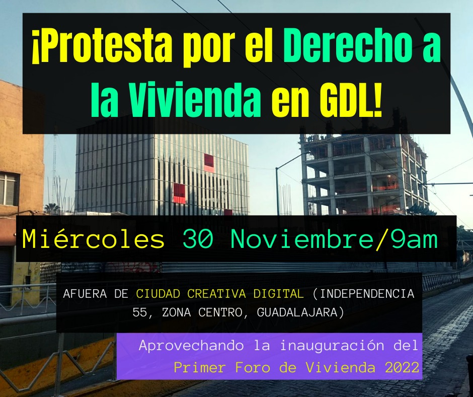 Mientras se convocan multitudinarias para defender instituciones de Estado, hay problemas que se agravan como el de acceso a la #Vivienda. MIÉRCOLES manifestamos nuestro rechazo al "Plan de Repoblamiento del centro", política de especulación #BlanqueamientoPorDespojo #Guadalajara
