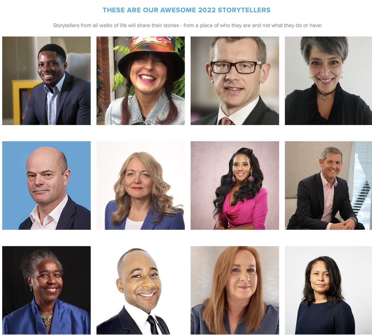 YetundeH's tweet photo. Grateful to the storytellers joining us at The Enjoyable Life Series What’s Your Story Conference on Friday 9th December - find out more and reserve your place here https://t.co/IMXkeCLtjg. Not one to miss! #YourStory22 #LifeProofing #JoyAtWork #JoyfulLife https://t.co/yhtptWaR1D