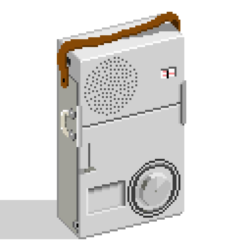 liux_pixel's tweet photo. Braun TP1 Radio and vinyl disc player (1959)
128x128px

Designed by Dieter Rams, and made in Germany. The father of Walkman and inspiration for Apple iPod.

#braun #germany #radio #discplayer #vinyl #retro #pixelart #vintage #digitalillustration #design #digital #apple #sony https://t.co/o8bw6IQRYL