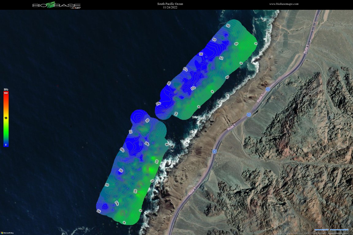 Chris Harrod (@chris_harrod) on Twitter photo latest <a href="/BioBaseMaps/">BioBase Mapping</a> kelp survey results for our Fondecyt project for the coast south of Tocopilla, N Chile. Lots of kelp in this area that is well-managed by the local fishers.
Data collection ably managed by <a href="/Karininabe/">Karina González</a> and <a href="/fdocmac/">fdocmac</a> in my absence! latest <a href="/BioBaseMaps/">BioBase Mapping</a> kelp survey results for our Fondecyt project for the coast south of Tocopilla, N Chile. Lots of kelp in this area that is well-managed by the local fishers.
Data collection ably managed by <a href="/Karininabe/">Karina González</a> and <a href="/fdocmac/">fdocmac</a> in my absence!