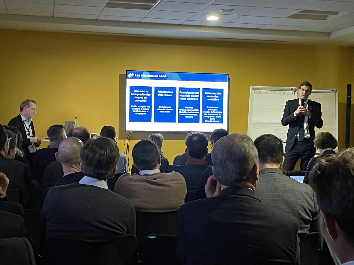 GEObyBMA's tweet photo. //RDV// Vous étiez nombreux à avoir participé à notre atelier "Sapin 2 - L’anti-corruption se nourrit aussi des contrôles internes comptables : décryptage et mise en œuvre" 🗣

#IFACI #IFACI22 #Sapin2 #anticorruption #comptable https://t.co/gBH80TKzxl