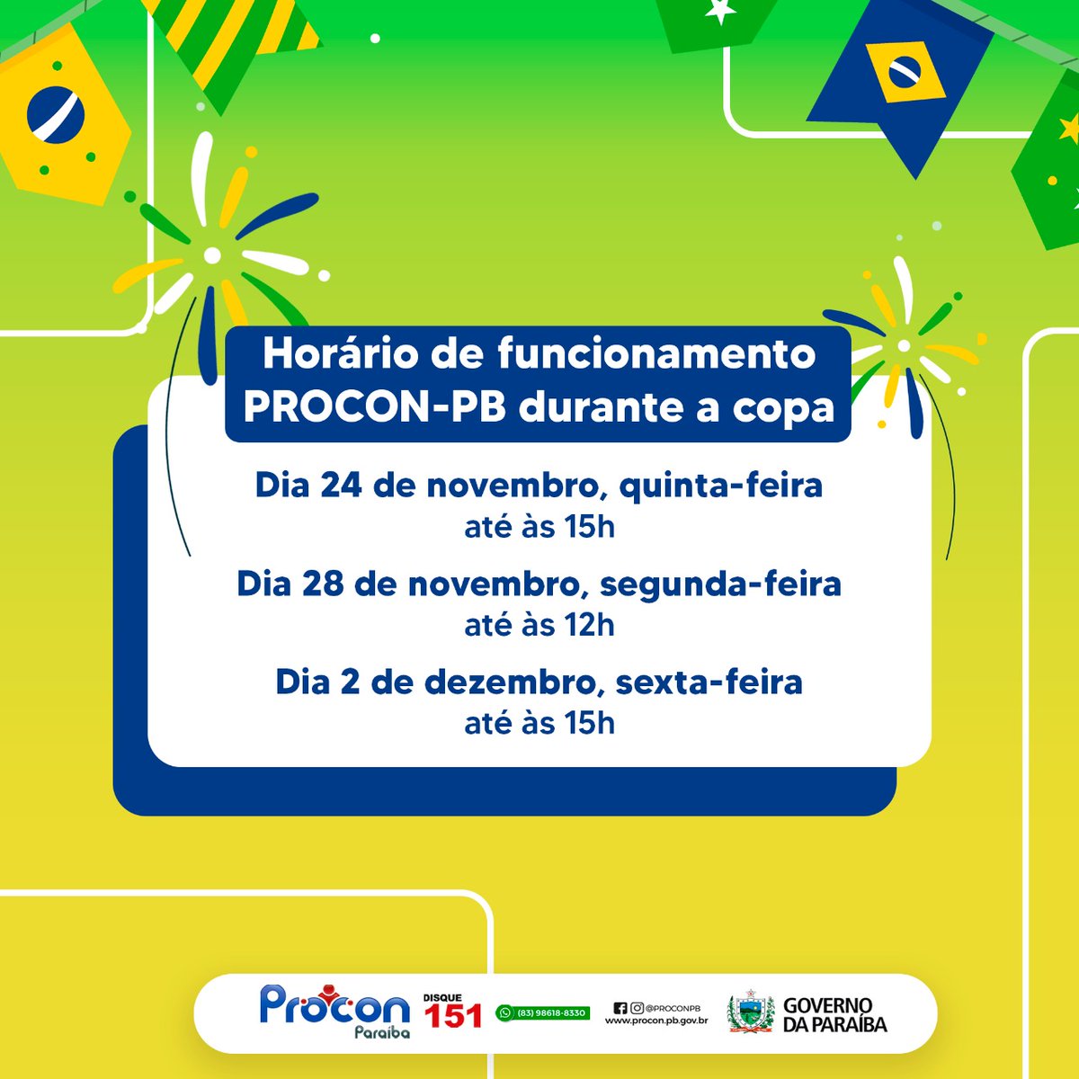 Procon Estadual da Paraíba tweet media