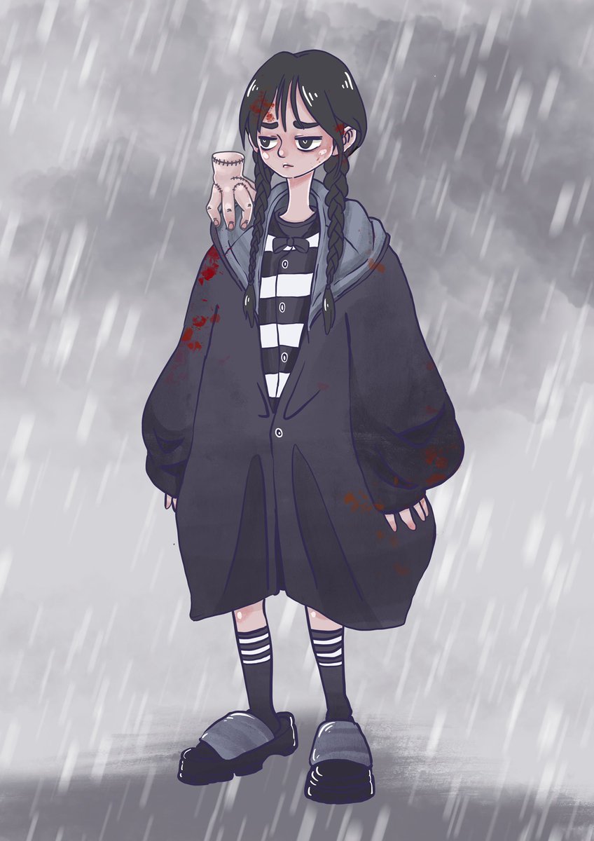 Wednesday &amp; Thing 

The Addams Family 
#wednesdayaddams  #TheAddamsFamily #Netflix