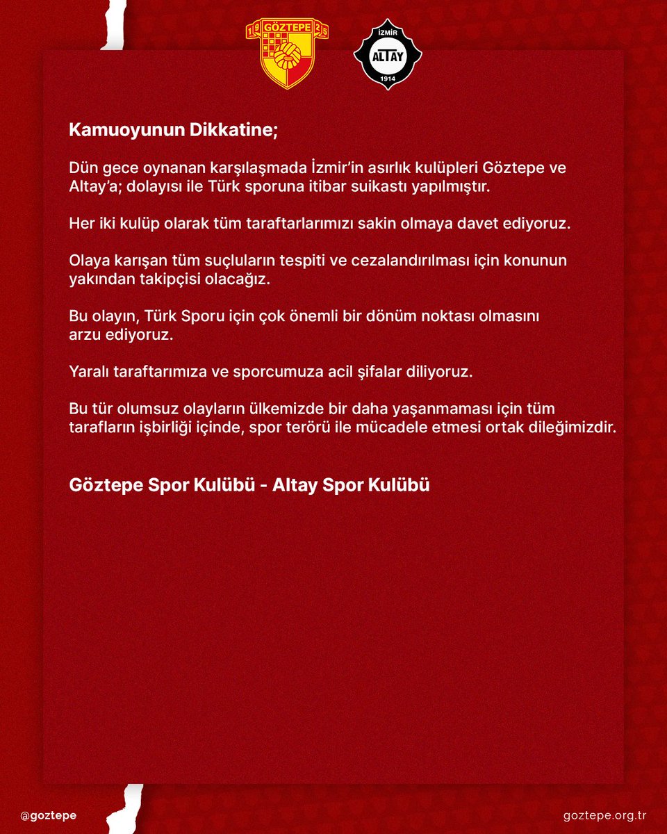 Goztepe's tweet photo. Kamuoyunun Dikkatine https://t.co/DZZO0OnnRQ