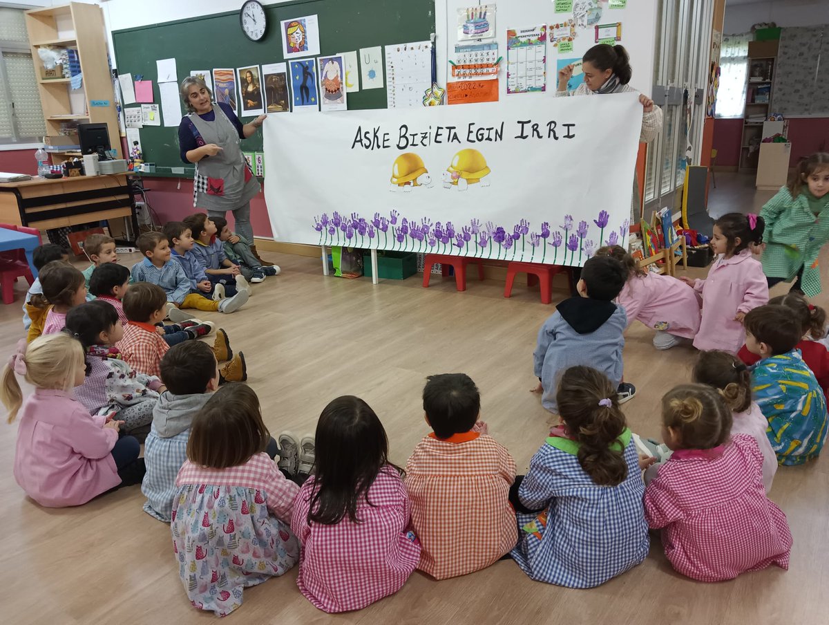 UrnietakoUdala's tweet photo. 🟣 El alumnado de Egape y Magale realizó varias actividades en el marco del 25 de noviembre
👉 https://t.co/BeuX9l1b1p
#Urnieta #Egape #Magale #azaroak25 https://t.co/LuVteEorKa