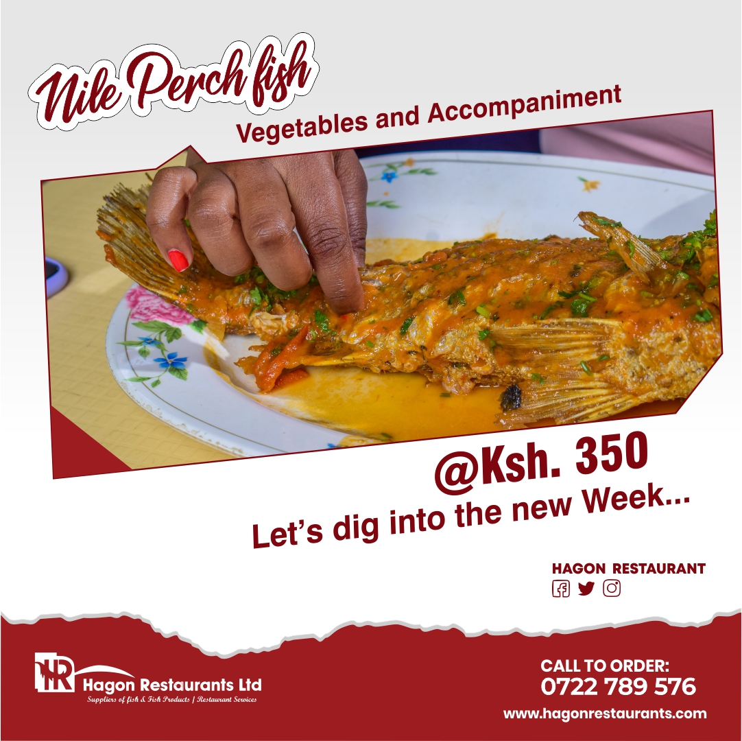 HagonRestaurant's tweet photo. Nile perch aroma is in the air...form ni kujenga mwili! #hagonfish #nileperch https://t.co/Ydrro9eeGp