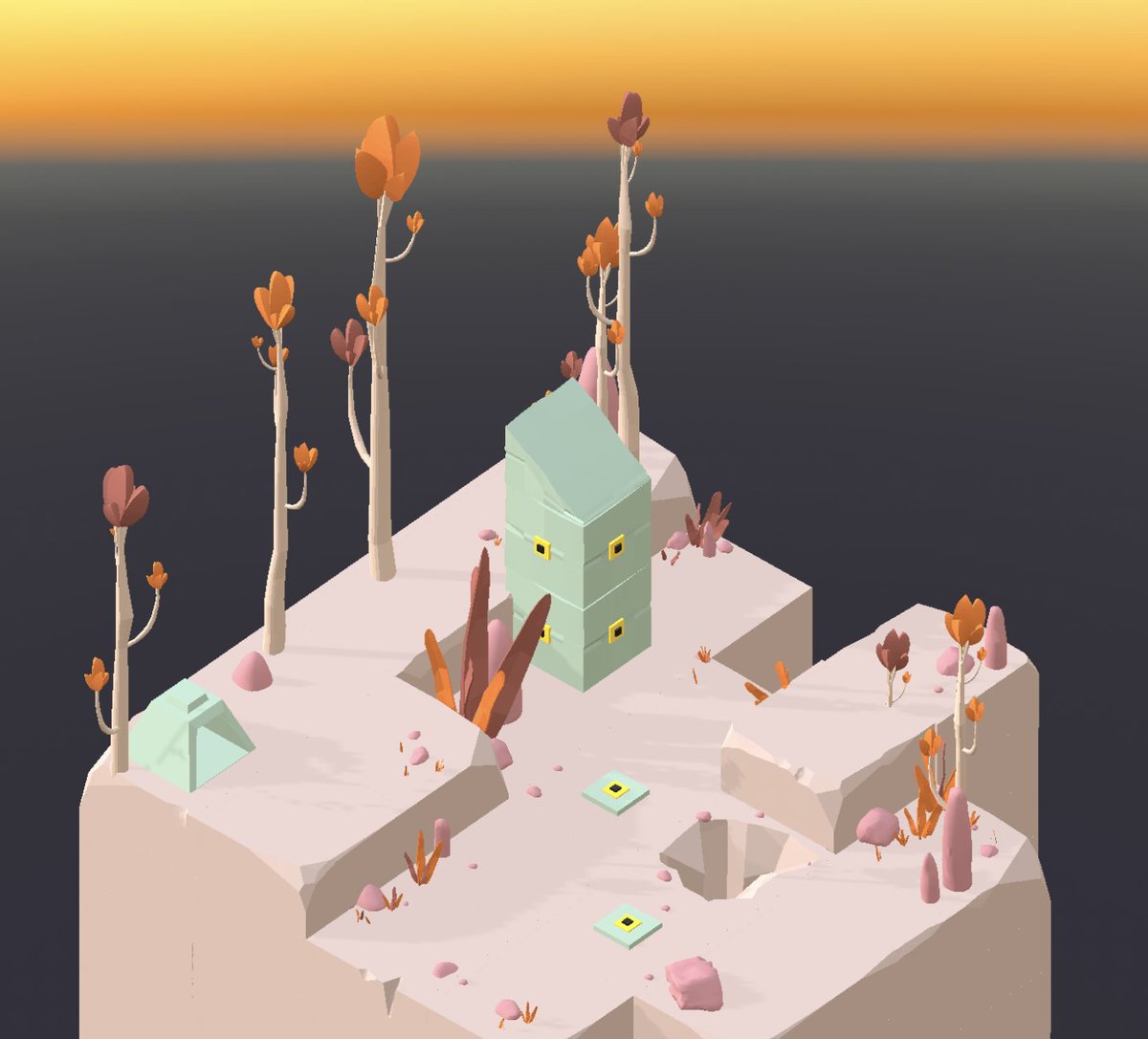 First test in Unity. Focussing on nailing the art direction and the shaders in the following weeks. #IndieGameDev  #indiegaming #Unity