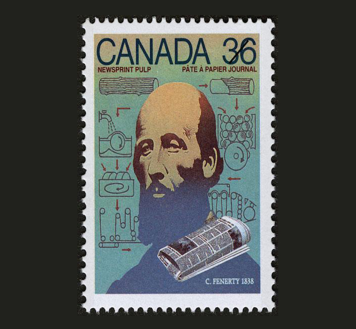 CanuckleGame's tweet image. Canuckle #197: PAPER 📜🪵📰
Born in Sackville, Nova Scotia, Charles Fenerty was a Canadian inventor who invented the wood pulp process for papermaking, which was first adapted into the production of newsprint and later the modern paper we use today. #HistoryWeek2022 🍁