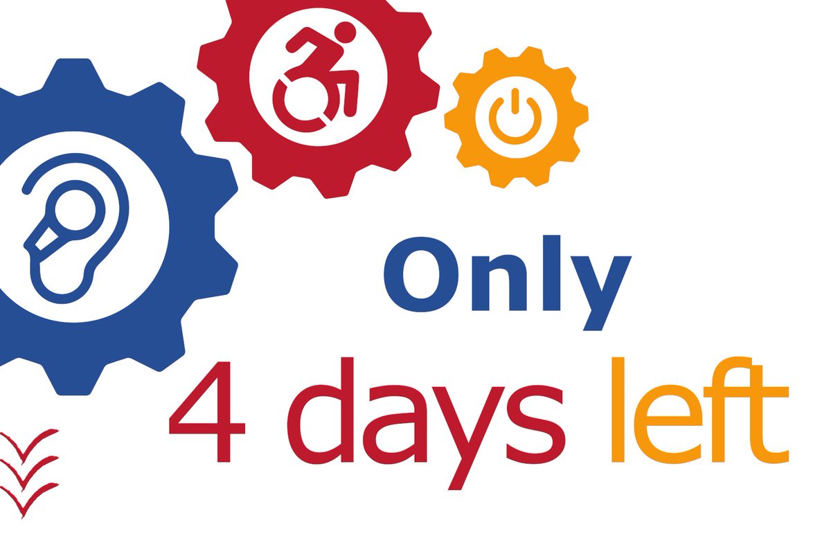 idea_2_IMPACT's tweet photo. 🚨4 DAYS LEFT🚨 to see the impact your AT could make by completing the IMPACT BootCamp.
Applications are due December 1. Apply NOW at https://t.co/W9dGooBF24
#ATtechtransfer #onlinetraining #impactbootcamp
@PittSHRS @NARICInfo @NARICenEspanol @HHSGov @ACLgov https://t.co/tXrat4nxLb