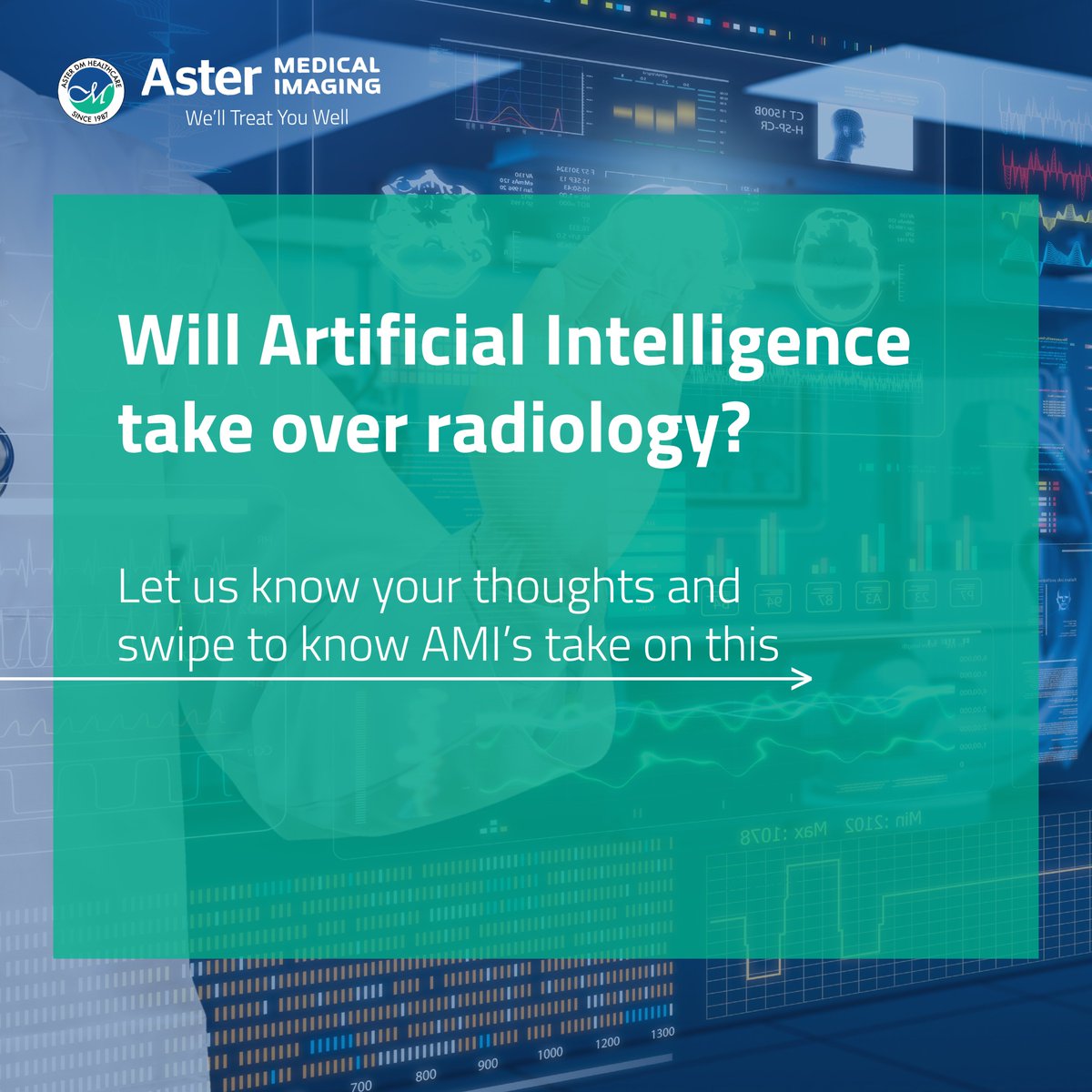 astermedimaging's tweet photo. Though it is seen that AI is the future of radiology, AI only adds more value and cannot take over it.

Click the link below to know more about how future of radiology goes hand in hand with AI.
A blog by Dr Namita - https://t.co/guyKOiwVqB

#AMI #AsterMedicalImaging #Radiology https://t.co/dHnQkVonrR