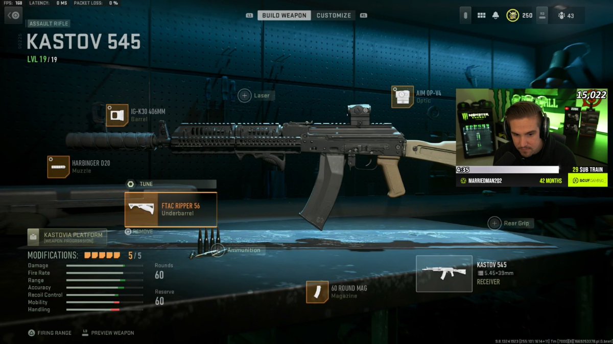 TylerTeeP's tweet photo. Tired of the Clunky feel of LMGs in WZ2? Try this kastov 545 build, very solid at medium range 

Rest of tuning in replies https://t.co/ouHW2rpxDa