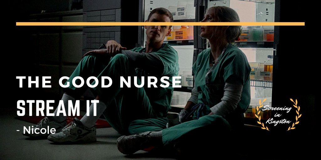 screeninginygk's tweet photo. Nicole also watched #TheGoodNurse and gave it a "Stream It". Hear her full review on this week's Screening in Kingston, available anywhere you find your #podcasts! 

#screeninginygk #movietalk #Moviereview #moviepodcast https://t.co/2vkfjSKKCl