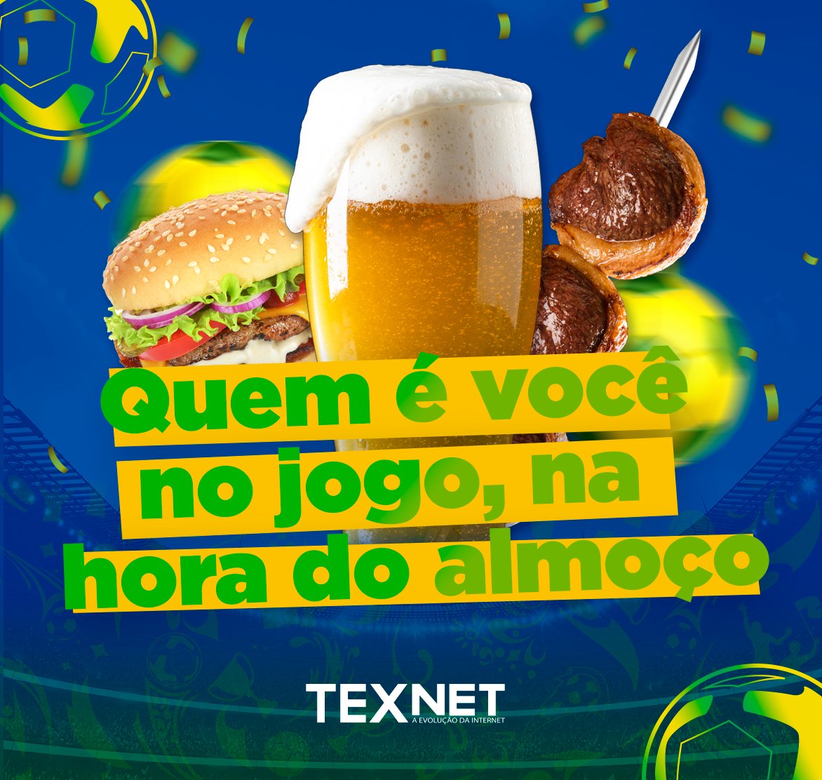texnettelecom's tweet photo. 🇧🇷 Do churrasqueiro até o que só come sentado no sofá! https://t.co/JMTuOvYl11