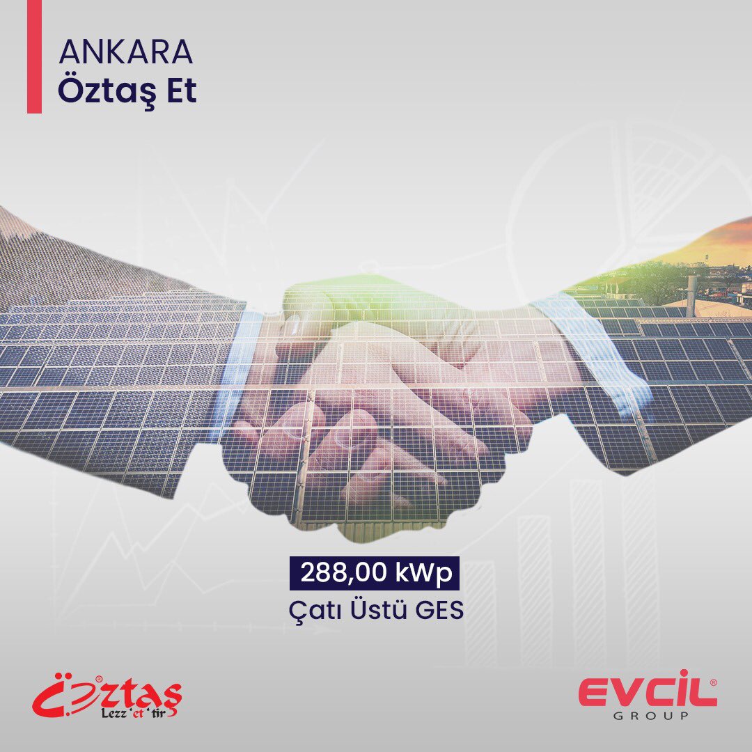 Öztaş Et ile yapmış olduğumuz 288,00 kWp gücündeki Çatı Üzeri GES Sözleşmesi ile 190.896 ton karbon salınımı engellenerek yıllık 464 ağaç kurtarılacaktır.

Hayırlı uğurlu olsun ♻️🌱

#EvcilSolar #EvcilSolarEnerji #EvcilGroup #ges #gunesenerjisi #güneşenerjisi #solarenerji