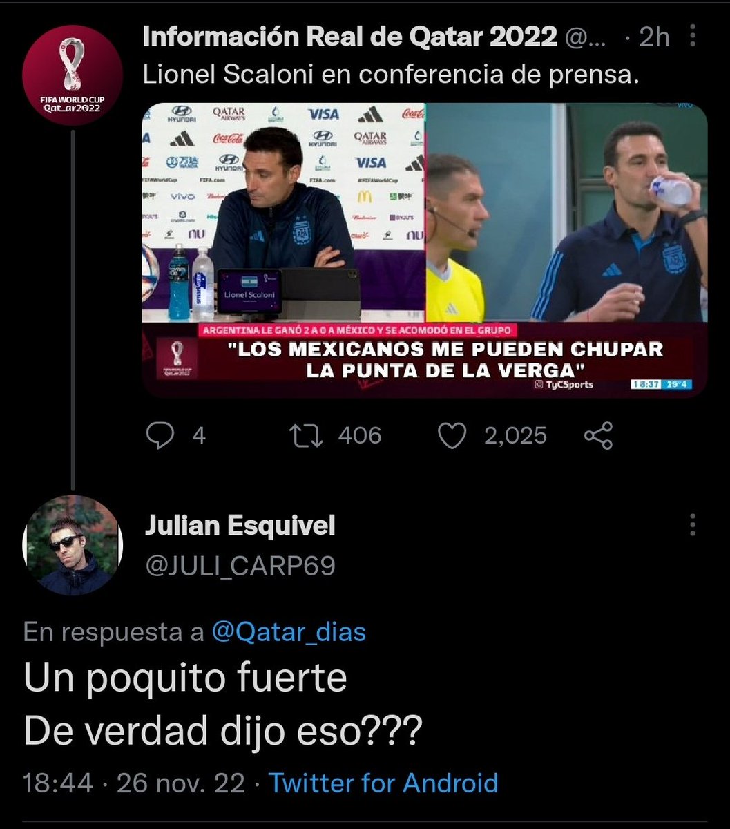 Si capo no ves que dice Información Real de Qatar 2022